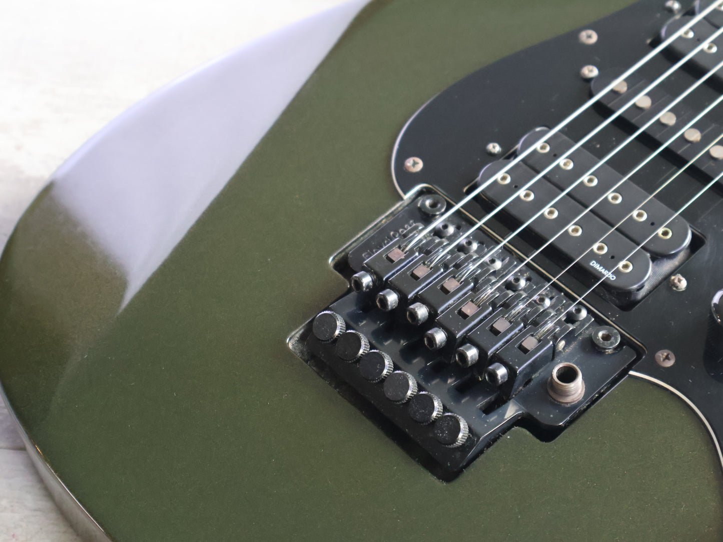 1991 Fender Heartfield Japan "Talon V" HSH Superstrat (Montego Black)