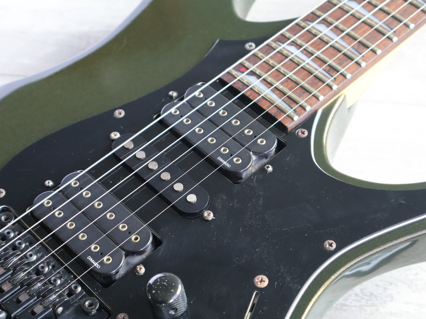 1991 Fender Heartfield Japan "Talon V" HSH Superstrat (Montego Black)