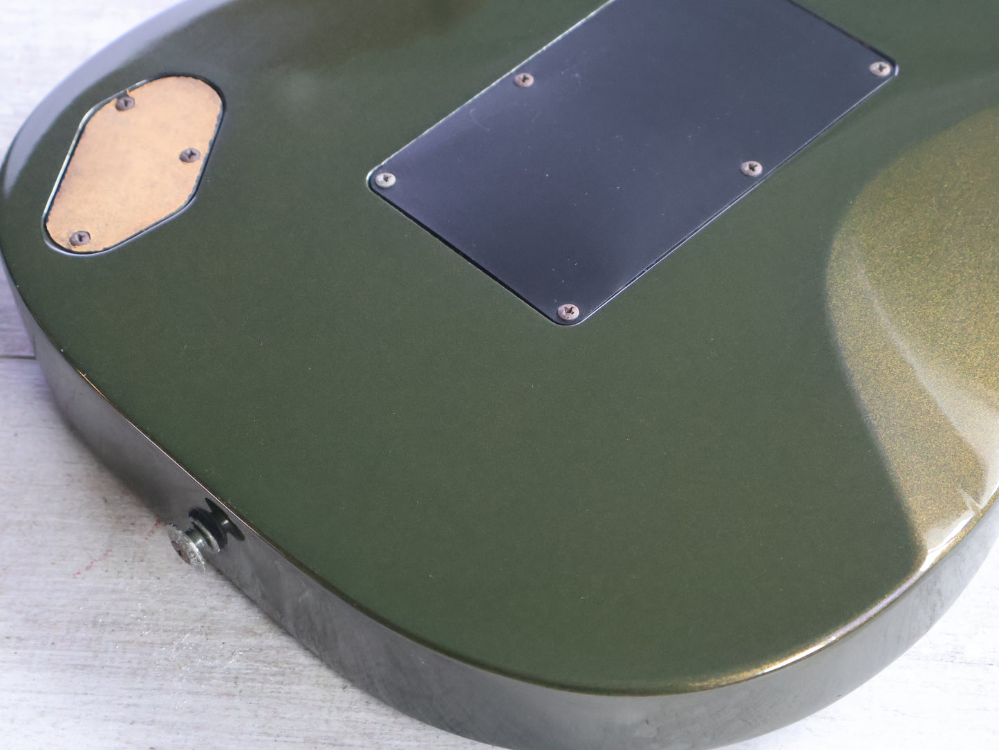 1991 Fender Heartfield Japan "Talon V" HSH Superstrat (Montego Black)