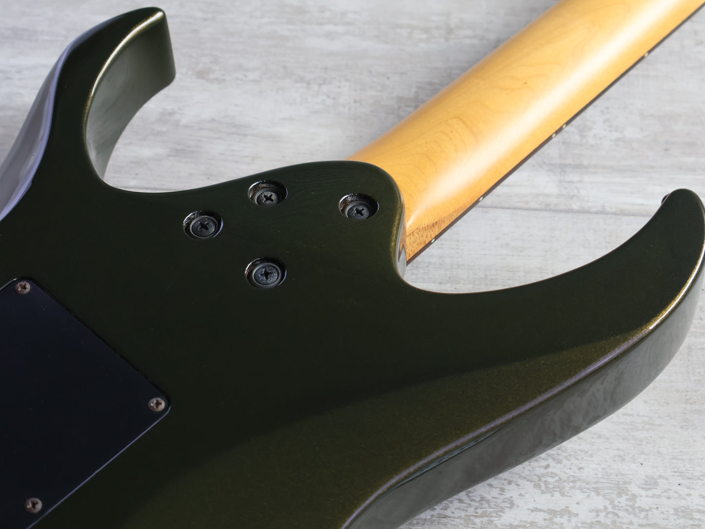 1991 Fender Heartfield Japan "Talon V" HSH Superstrat (Montego Black)