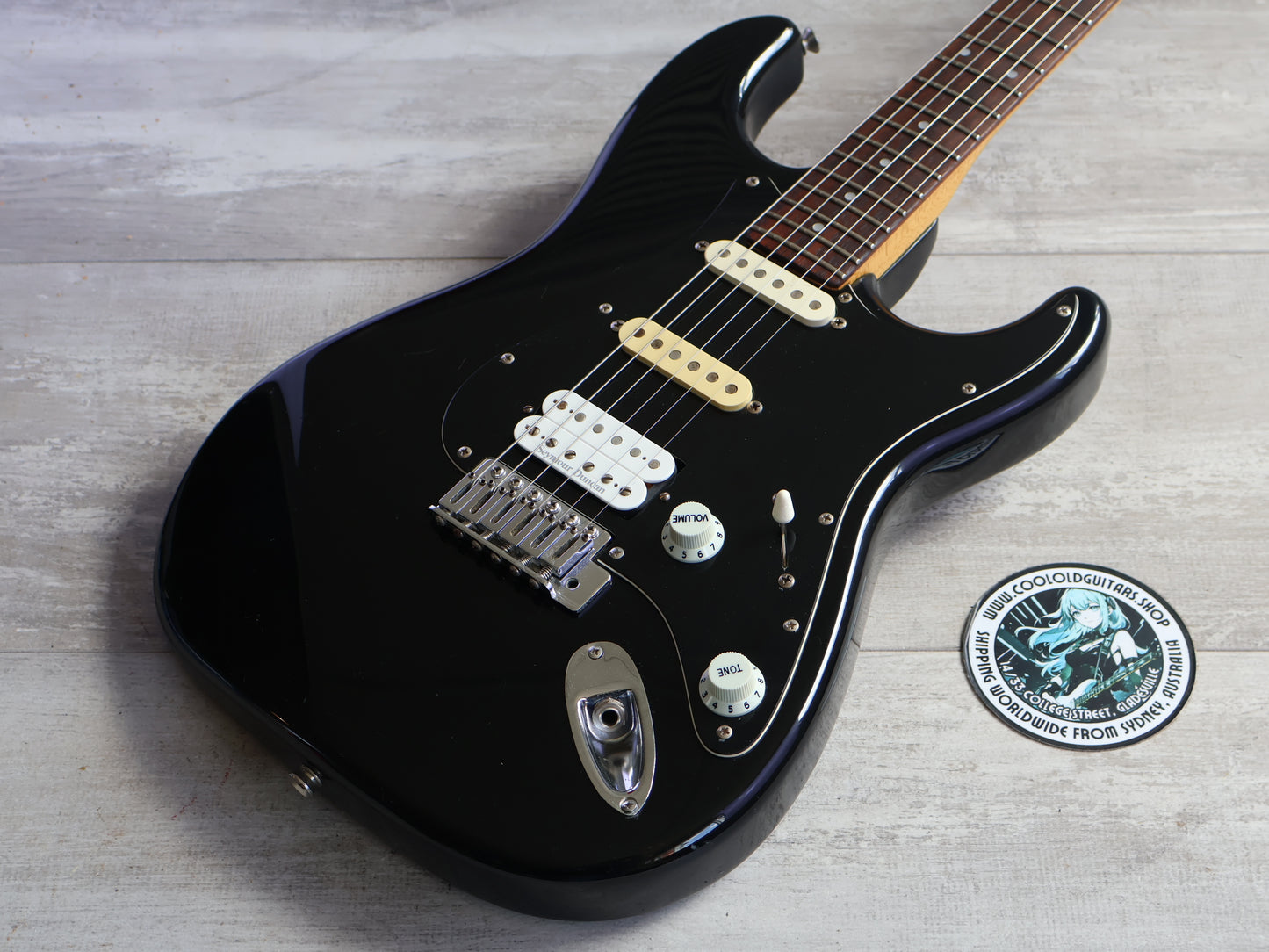 1989 Fender Japan STM-60 "Medium Scale" Stratocaster (Black)