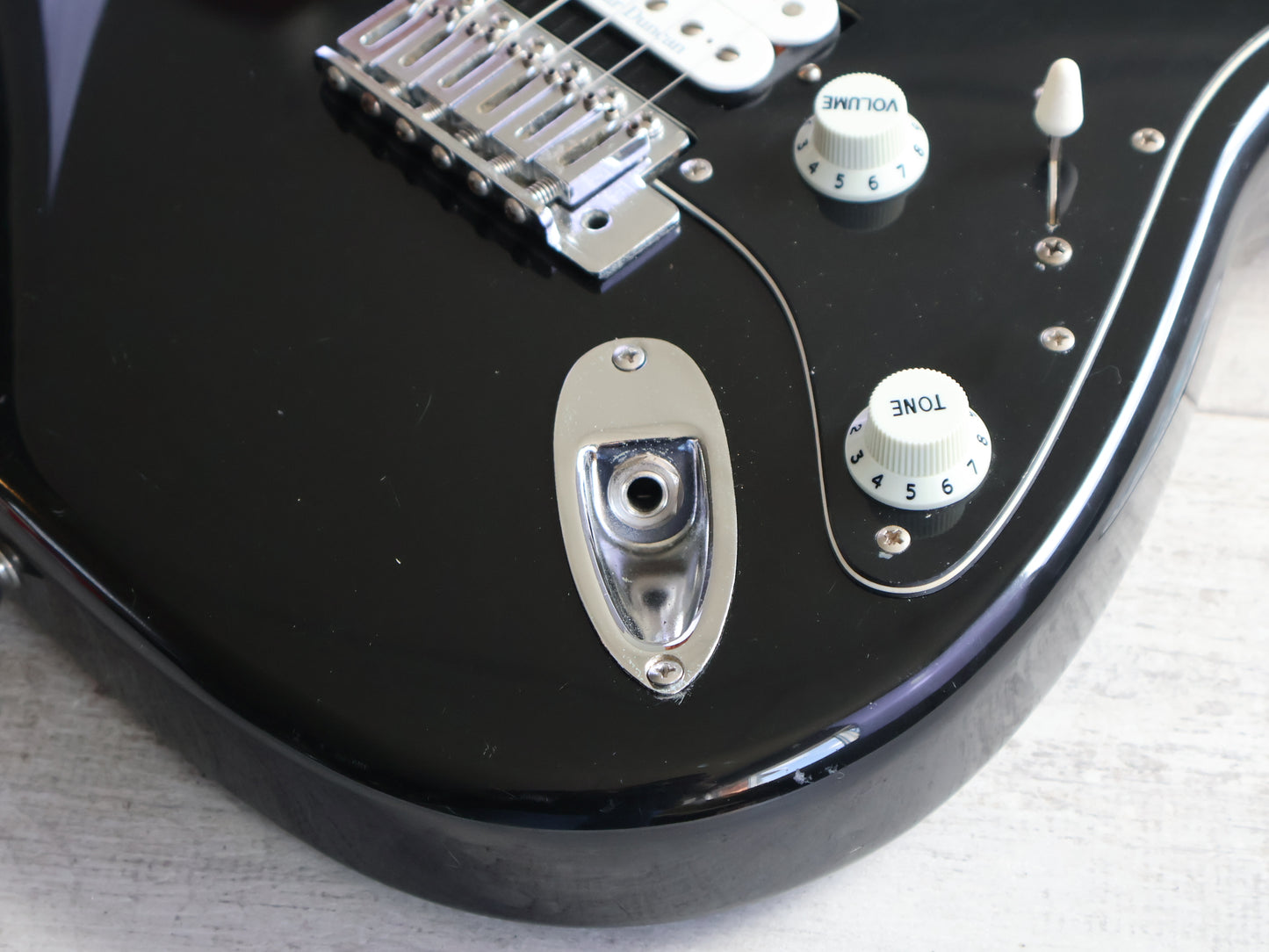 1989 Fender Japan STM-60 "Medium Scale" Stratocaster (Black)