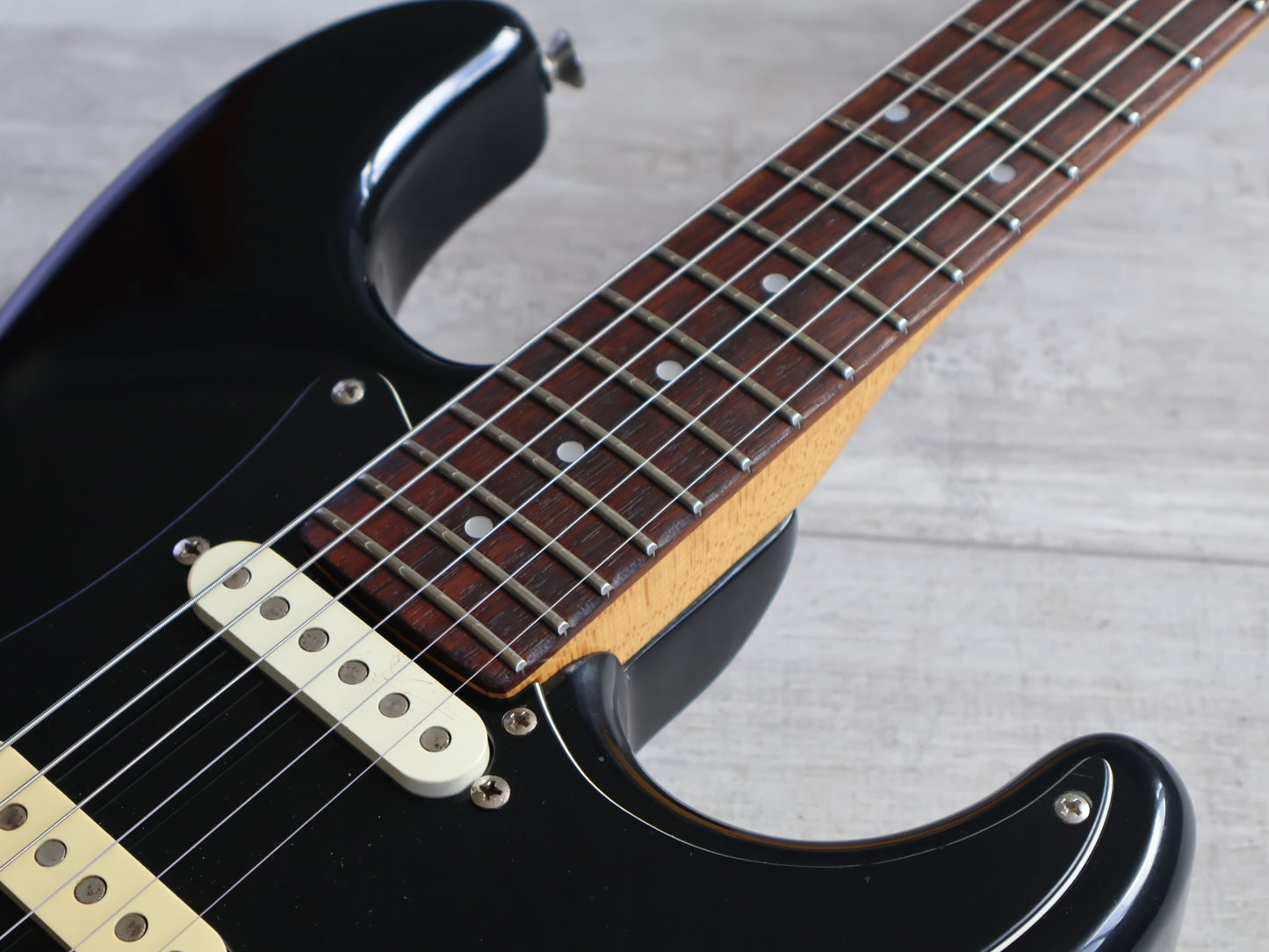 1989 Fender Japan STM-60 "Medium Scale" Stratocaster (Black)