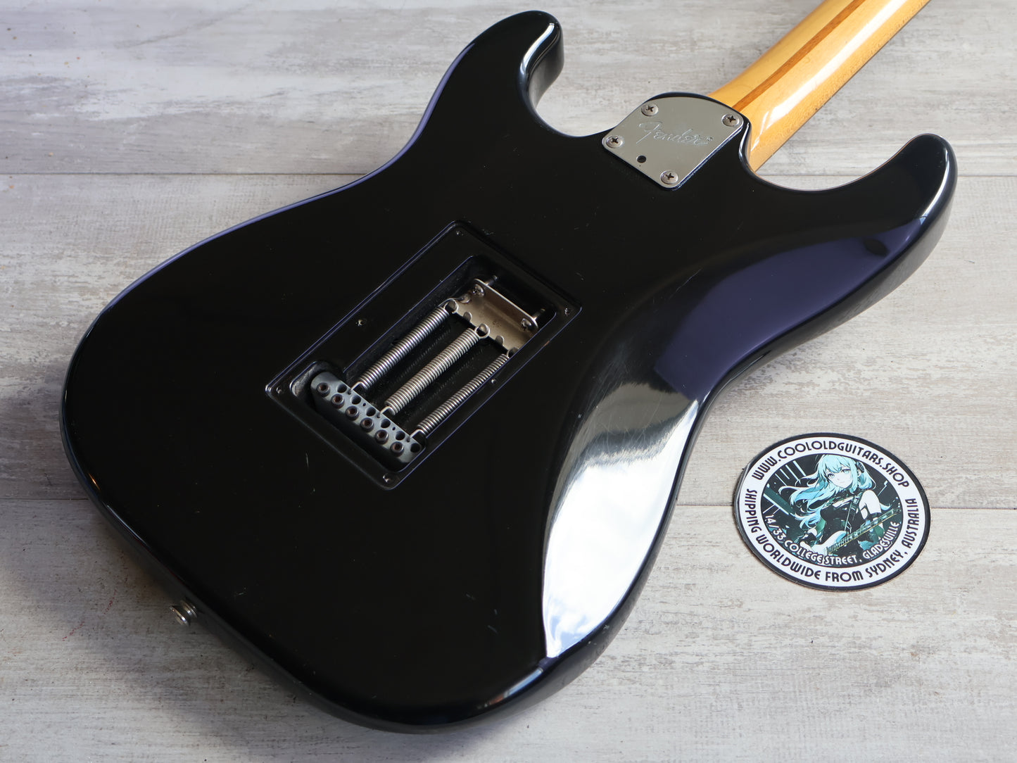 1989 Fender Japan STM-60 "Medium Scale" Stratocaster (Black)