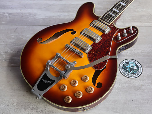 2014 Eastwood Airline H78 Semi Hollowbody w/Goldfoils (Honeyburst)