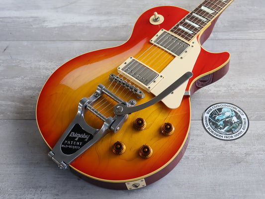 2005 Epiphone Japan LQ Series Limited Edition Les Paul Standard w/Bigsby (Cherry Sunburst))