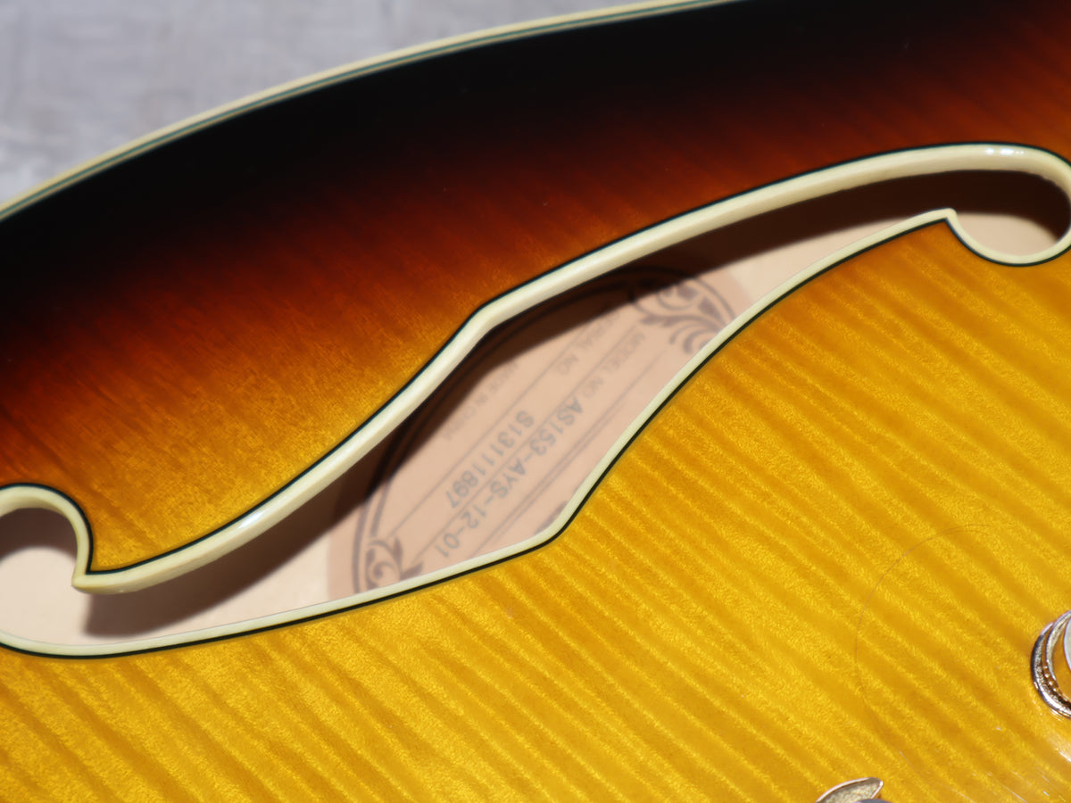 Ibanez Artstar AS153-AYS-12-01 Semi Hollowbody (Antique Yellow Sunburst)