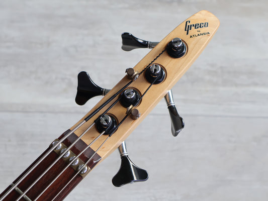 1989 Greco (by Atlansia) Stealth Deluxe Bass (Wine Red)