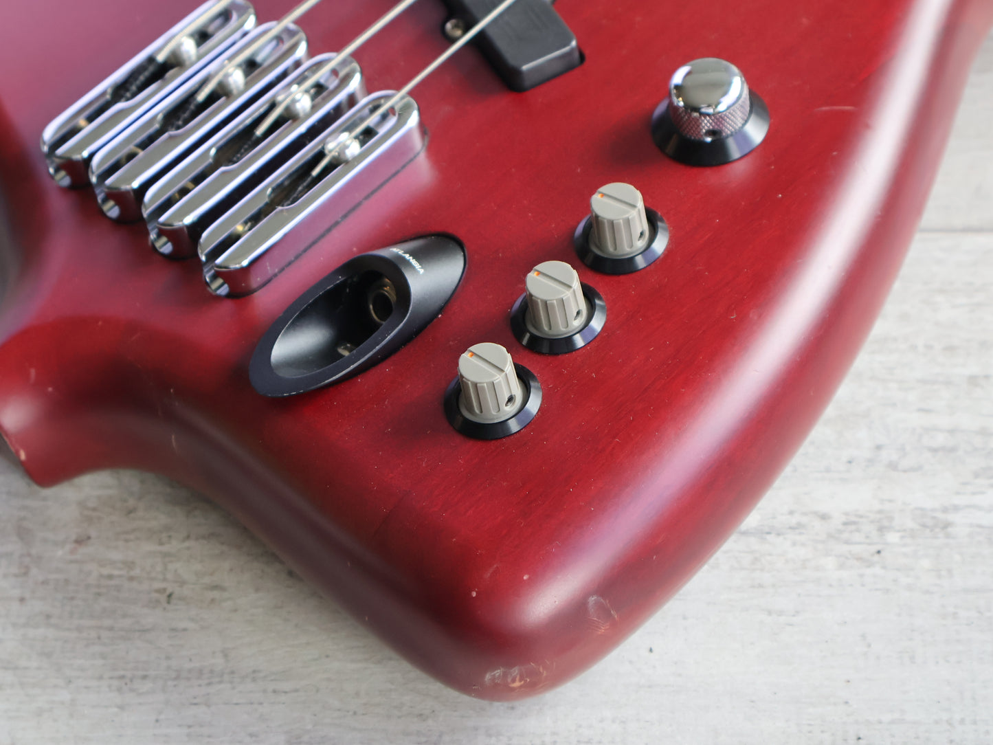 1989 Greco (by Atlansia) Stealth Deluxe Bass (Wine Red)
