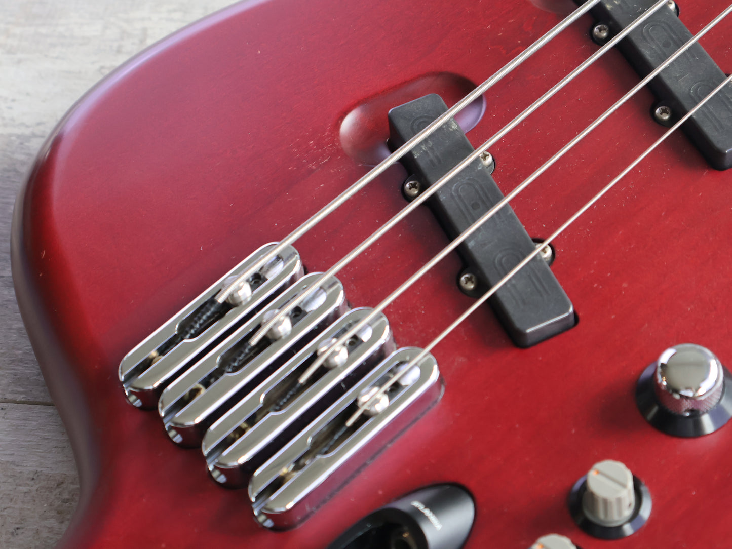1989 Greco (by Atlansia) Stealth Deluxe Bass (Wine Red)