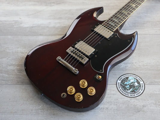 1984 Greco Japan SS-600 "Super Real" '75 Reissue SG (Wine Red)