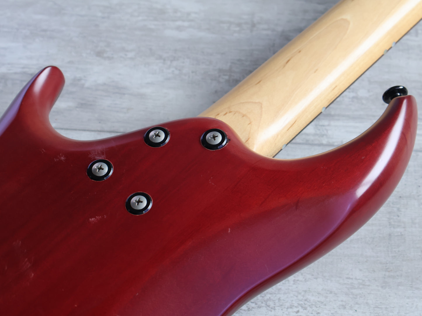 1989 Greco (by Atlansia) Stealth Deluxe Bass (Wine Red)