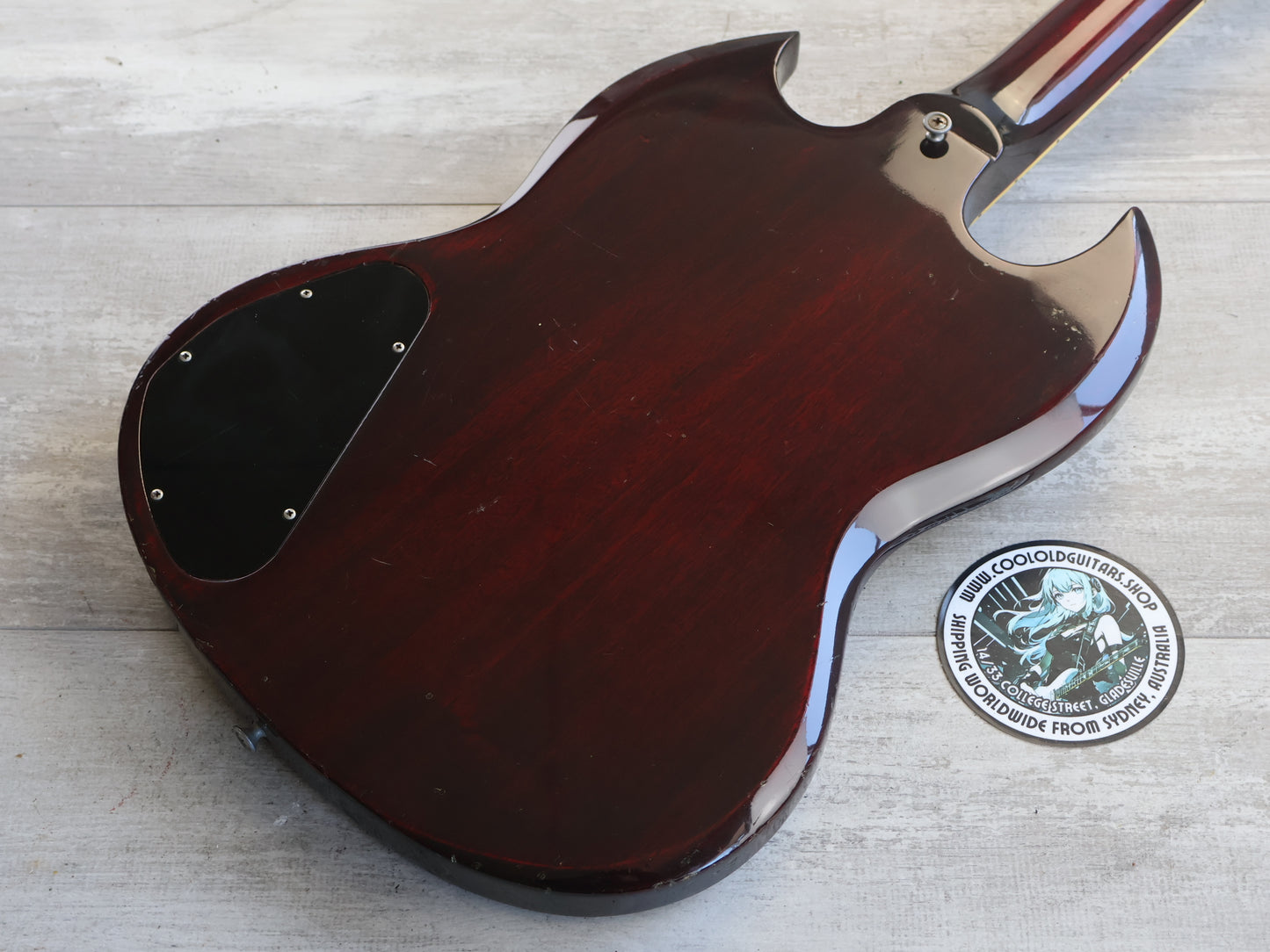 1984 Greco Japan SS-600 "Super Real" '75 Reissue SG (Wine Red)