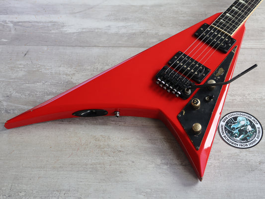 1987 Fernandes Japan JS-100 Rhoads Flying V (Red)