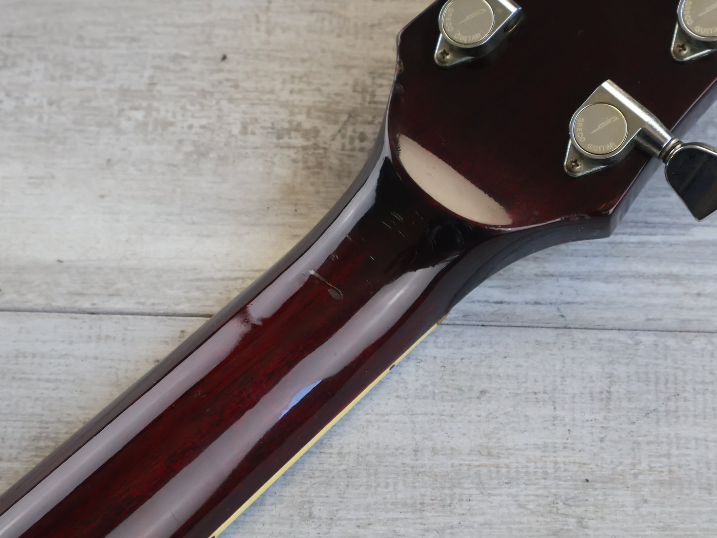 1984 Greco Japan SS-600 "Super Real" '75 Reissue SG (Wine Red)