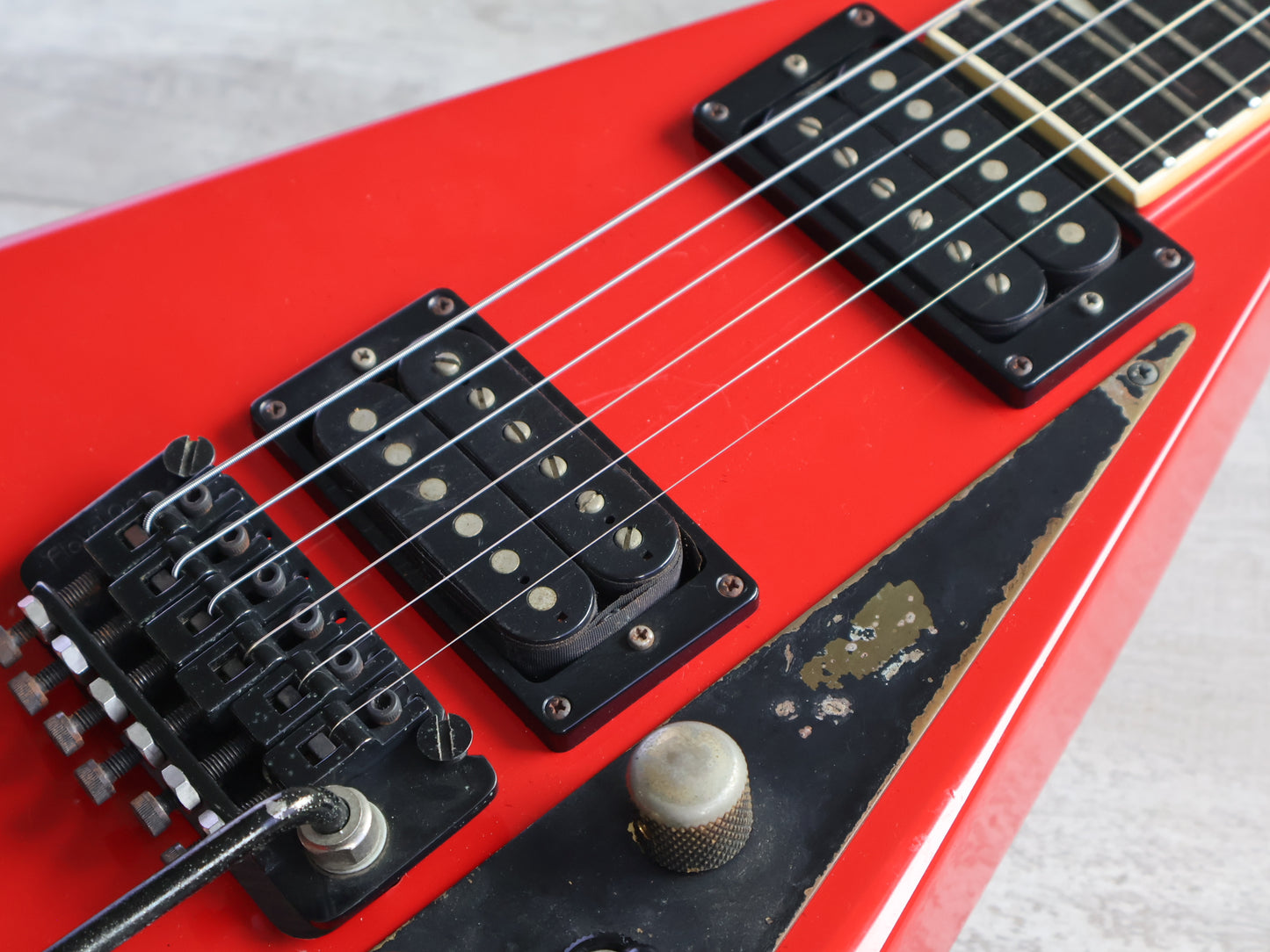 1987 Fernandes Japan JS-100 Rhoads Flying V (Red)