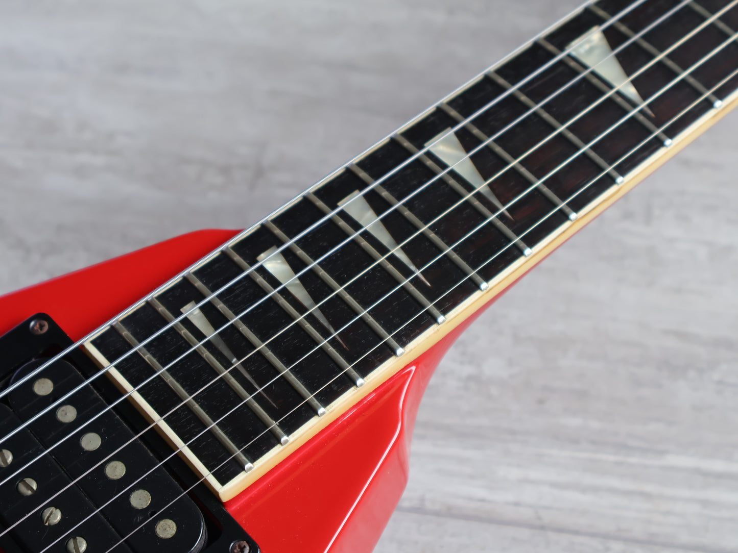 1987 Fernandes Japan JS-100 Rhoads Flying V (Red)