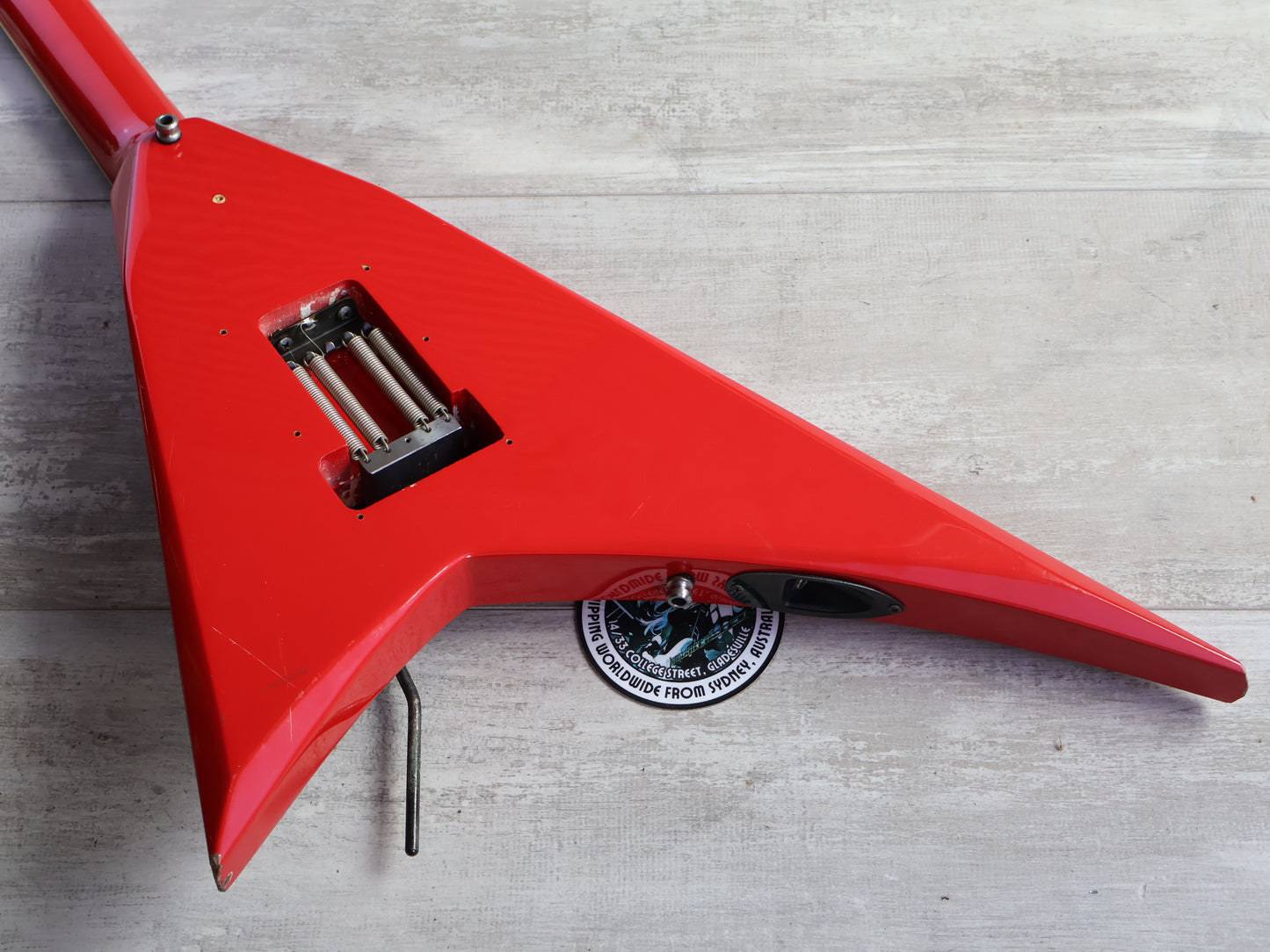 1987 Fernandes Japan JS-100 Rhoads Flying V (Red)