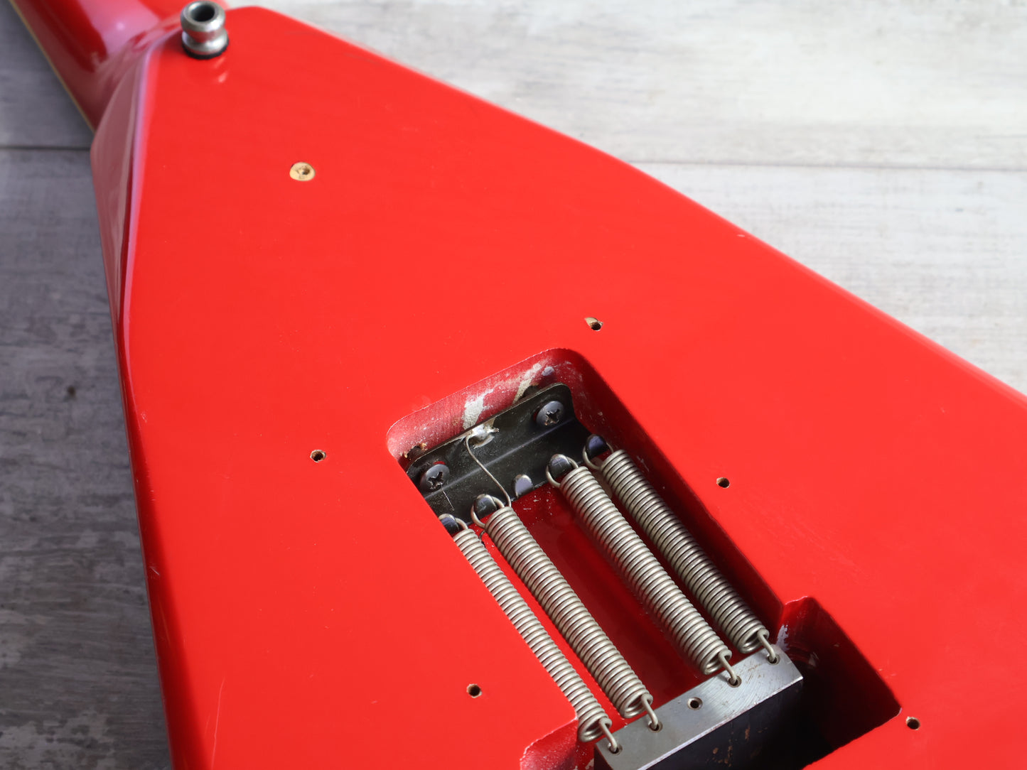 1987 Fernandes Japan JS-100 Rhoads Flying V (Red)