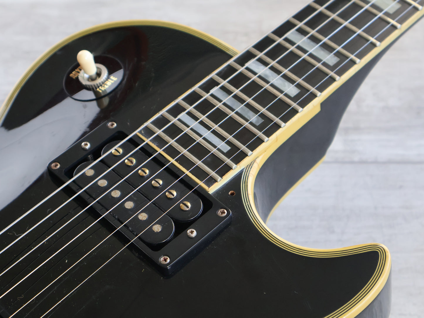 1990's Greco EGC '68 Reissue Les Paul Custom w/Seymour Duncan (Ebony)