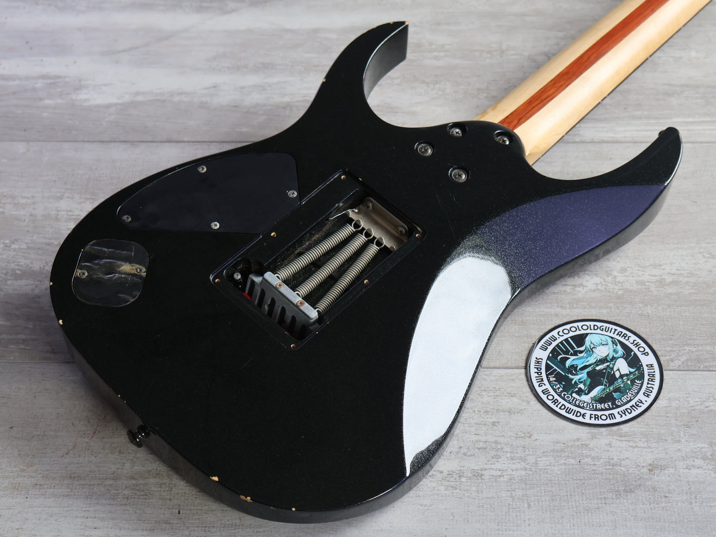 2003 Ibanez Japan RG1527 7-String HH Superstrat (Galaxy Black)