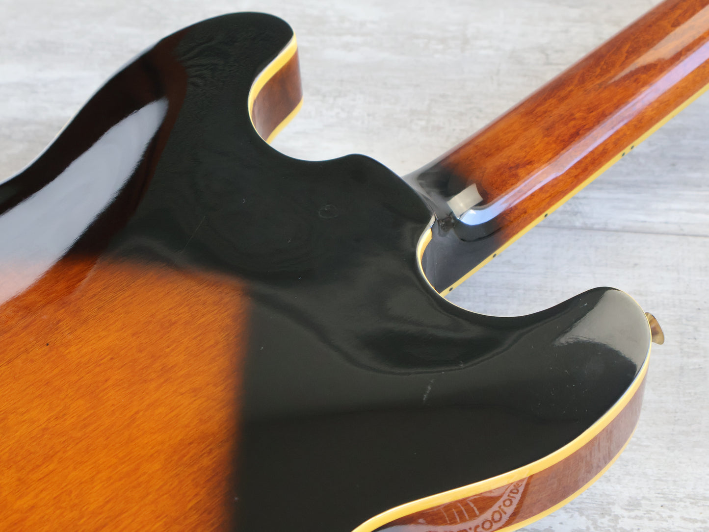 1995 Aria Pro II RTA-500 Titan Hollowbody Electric (Brown Sunburst)