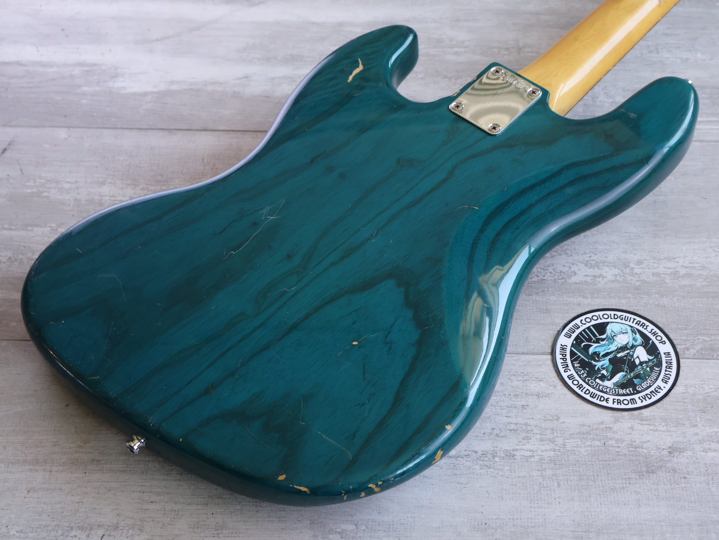 1993 Seymour Duncan Traditional Series '62 Reissue Jazz Bass (Transparent Turquoise)
