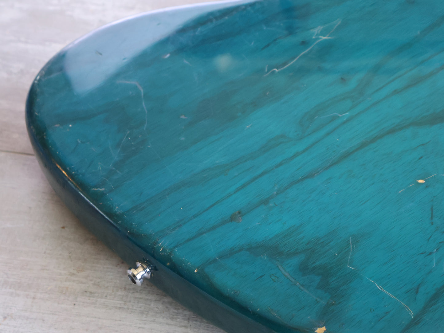 1993 Seymour Duncan Traditional Series '62 Reissue Jazz Bass (Transparent Turquoise)