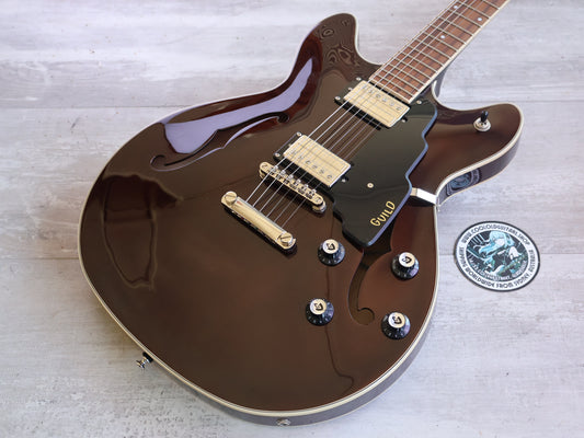 2020 Guild Starfire I DC Double Cutaway Semi Hollowbody (Vintage Walnut)
