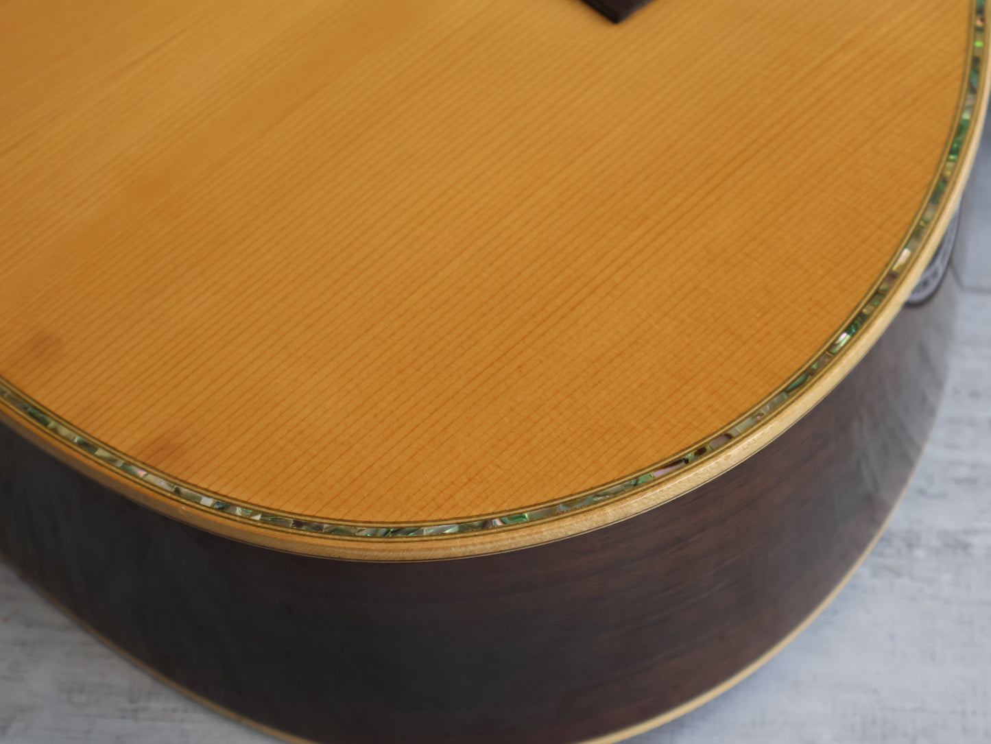 1990's Aria ADL-05N Parlor Acoustic Guitar