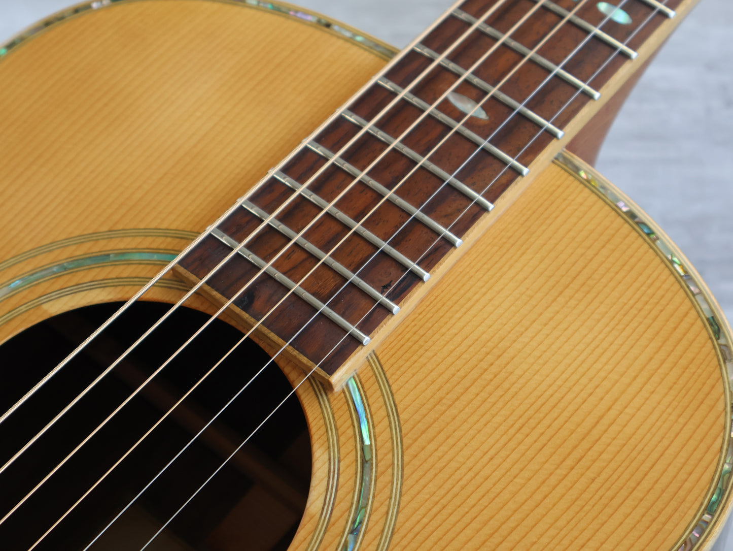 1990's Aria ADL-05N Parlor Acoustic Guitar