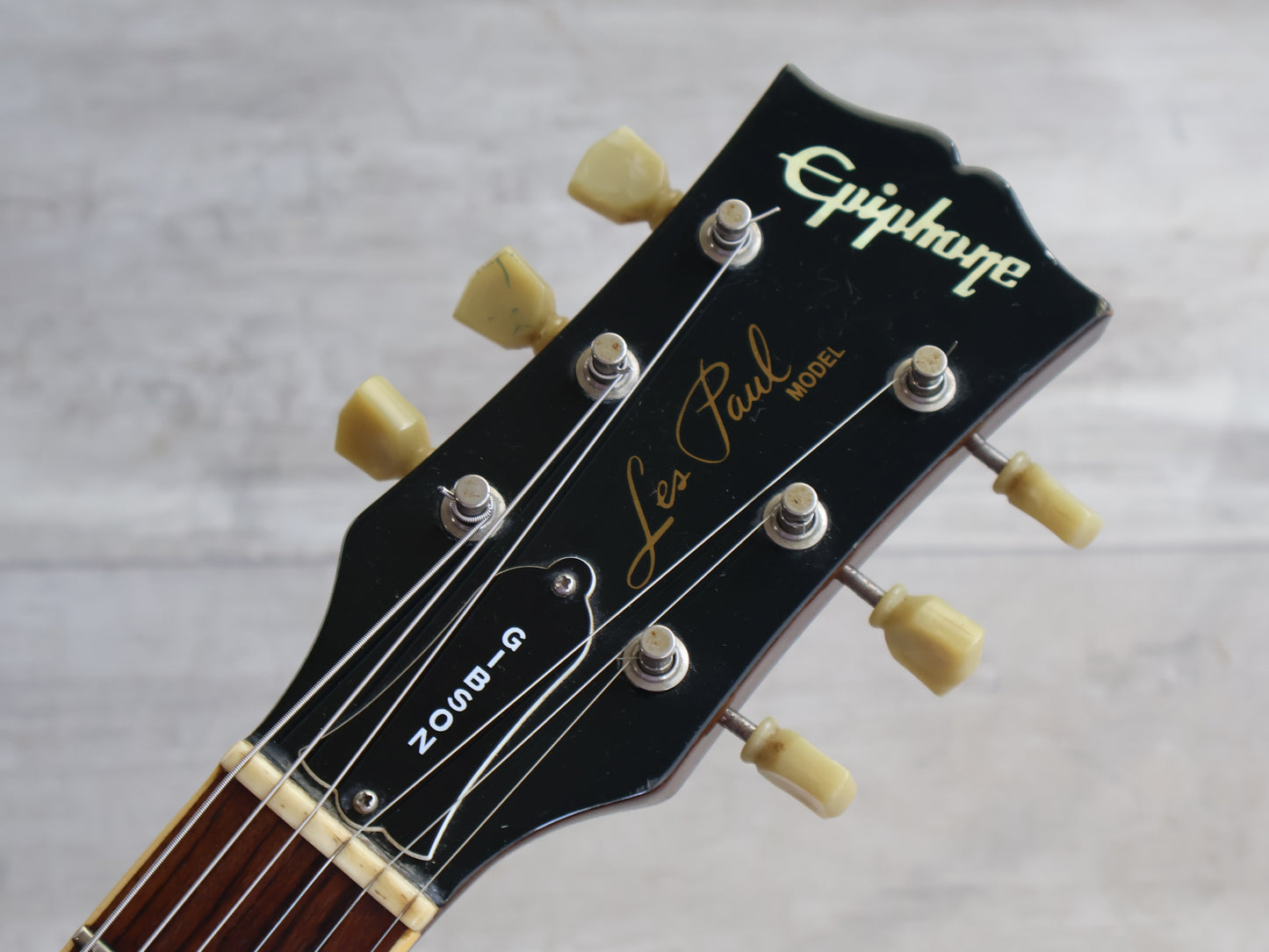 1998 Epiphone Japan LPS-80 Les Paul Standard (Plaintop Amber)