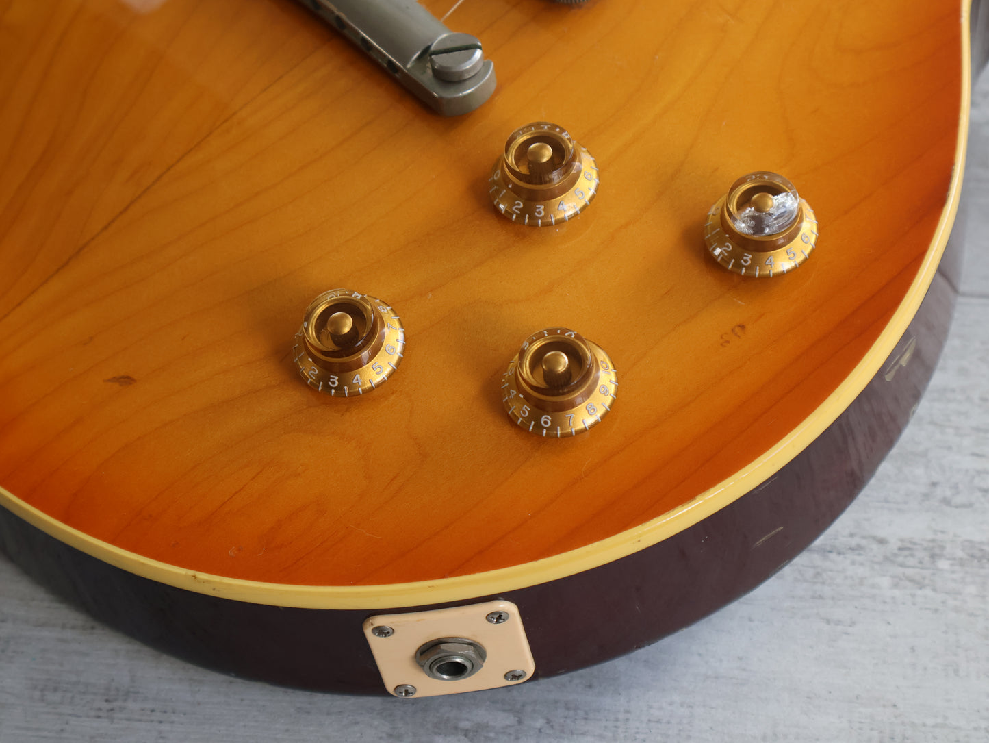 1998 Epiphone Japan LPS-80 Les Paul Standard (Plaintop Amber)