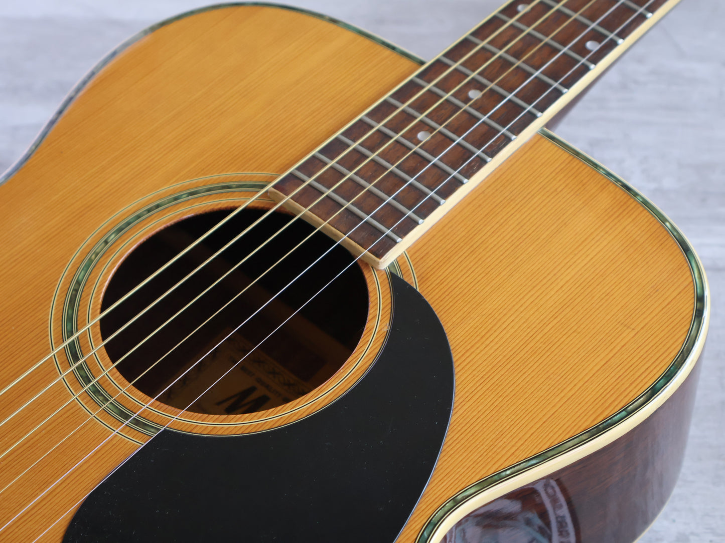 1980's Morris F-20 Japanese Vintage Acoustic Guitar (Natural)