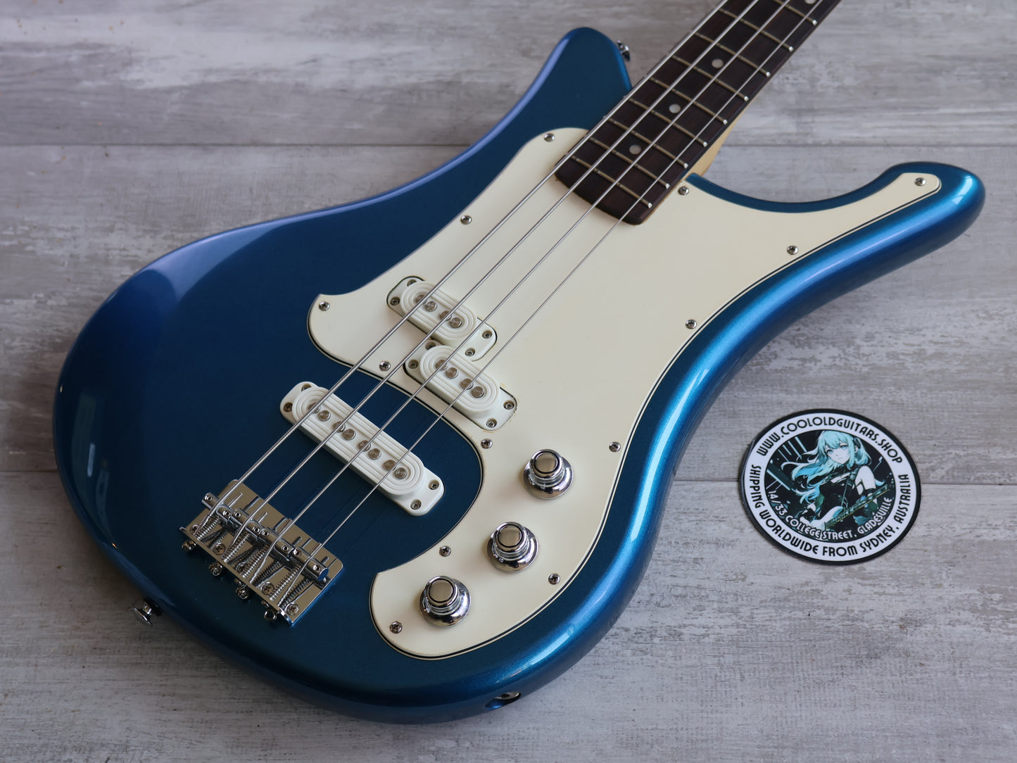 2000's Yamaha SBV-550 Samurai Bass (Shelby Blue)