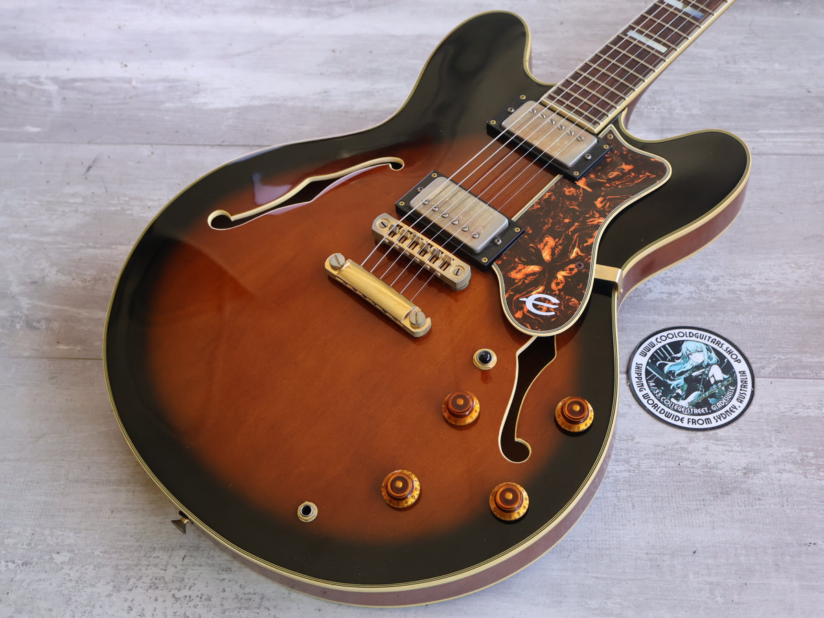 1993 Epiphone Korea Sheraton II Semi Hollowbody (Antique Sunburst)