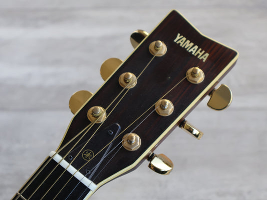 1980 Yamaha L-6 Japanese Vintage Acoustic Dreadnought Guitar (Natural)