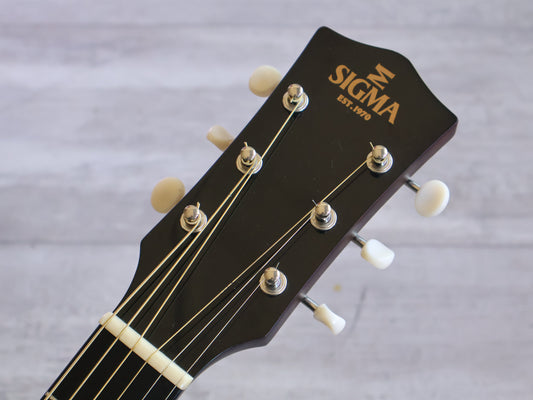 Sigma JM-SG45 Round Shoulder Electric-Acoustic Guitar (Sunburst)