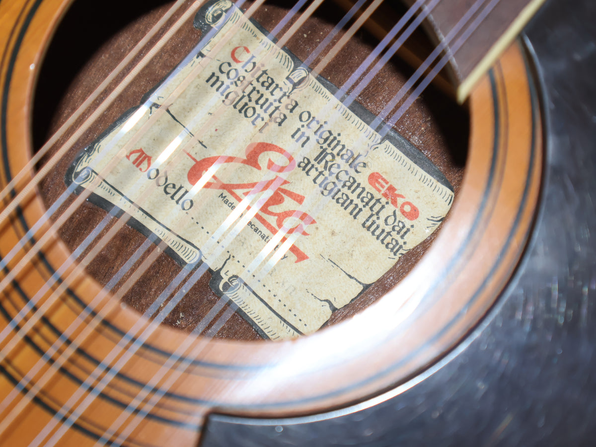 1970's EKO Ranger XII Vintage 12-String Acoustic Guitar (Natural)
