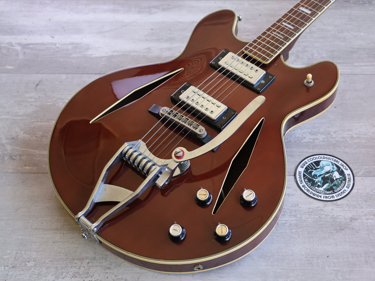1968 Aria Diamond Japan No. 1232T Trini Lopez Hollowbody (Brown)