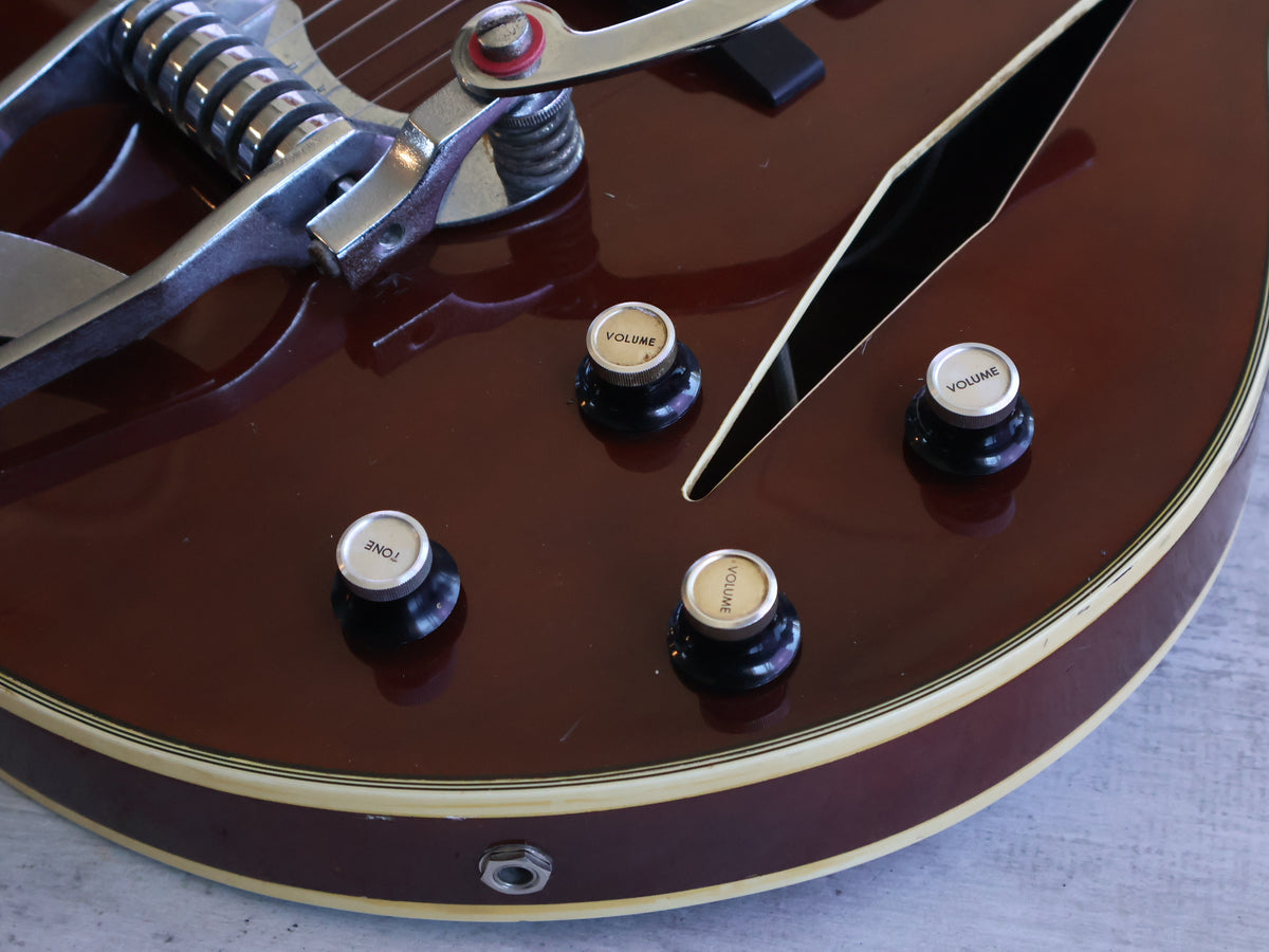 1968 Aria Diamond Japan No. 1232T Trini Lopez Hollowbody (Brown)