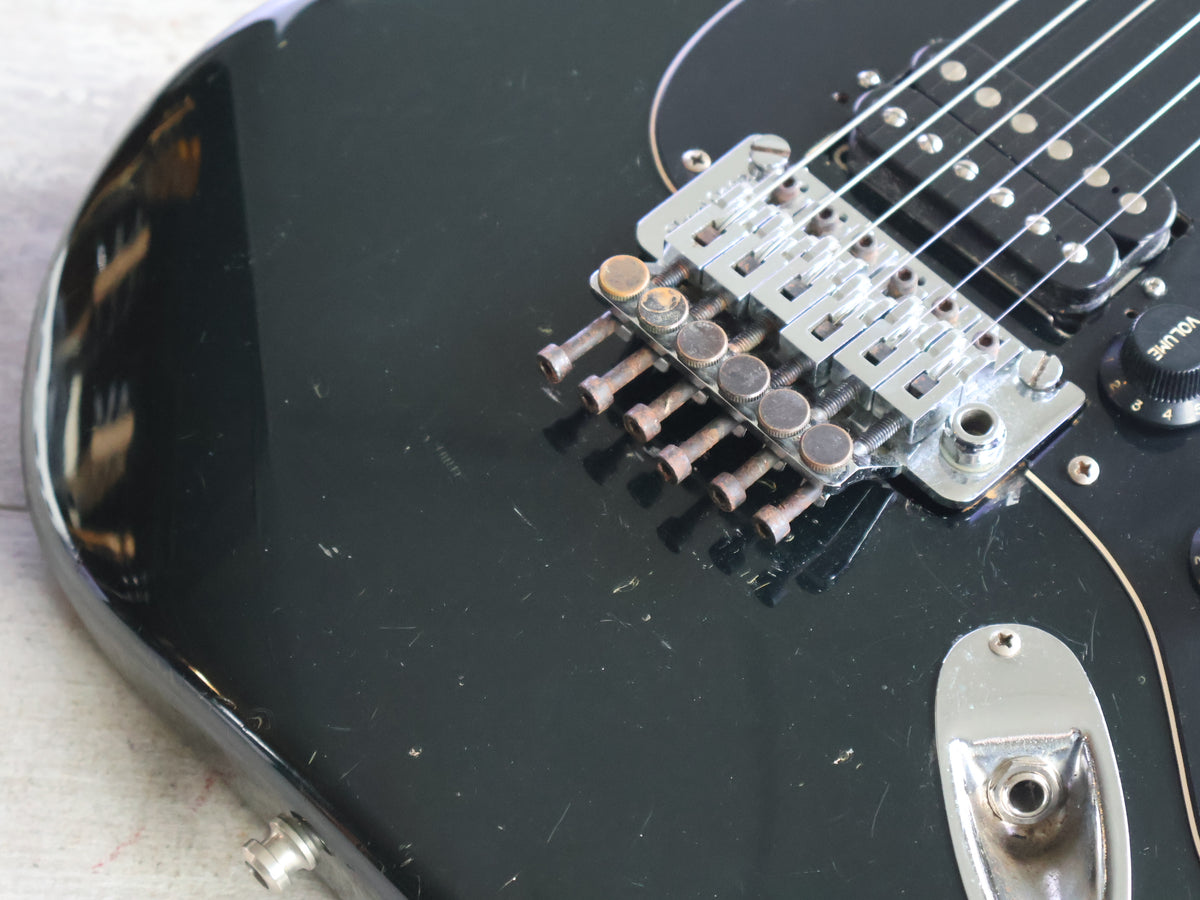 1987 Kramer (by ESP Japan) Focus 3000 Superstrat (Black)
