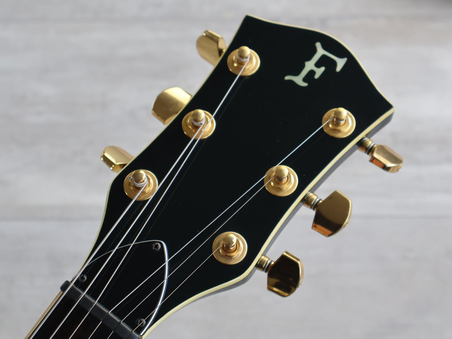 1988 Fernandes Japan MV-95HT Hotei Model Signature Guitar (Black)