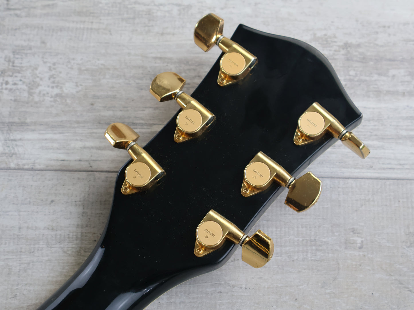 1988 Fernandes Japan MV-95HT Hotei Model Signature Guitar (Black)