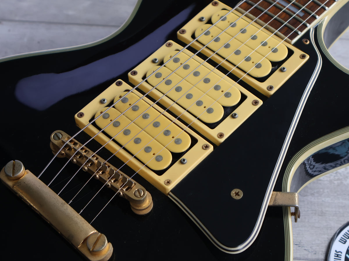 2000's Aria Pro II Black Beauty Les Paul Custom (Ebony)