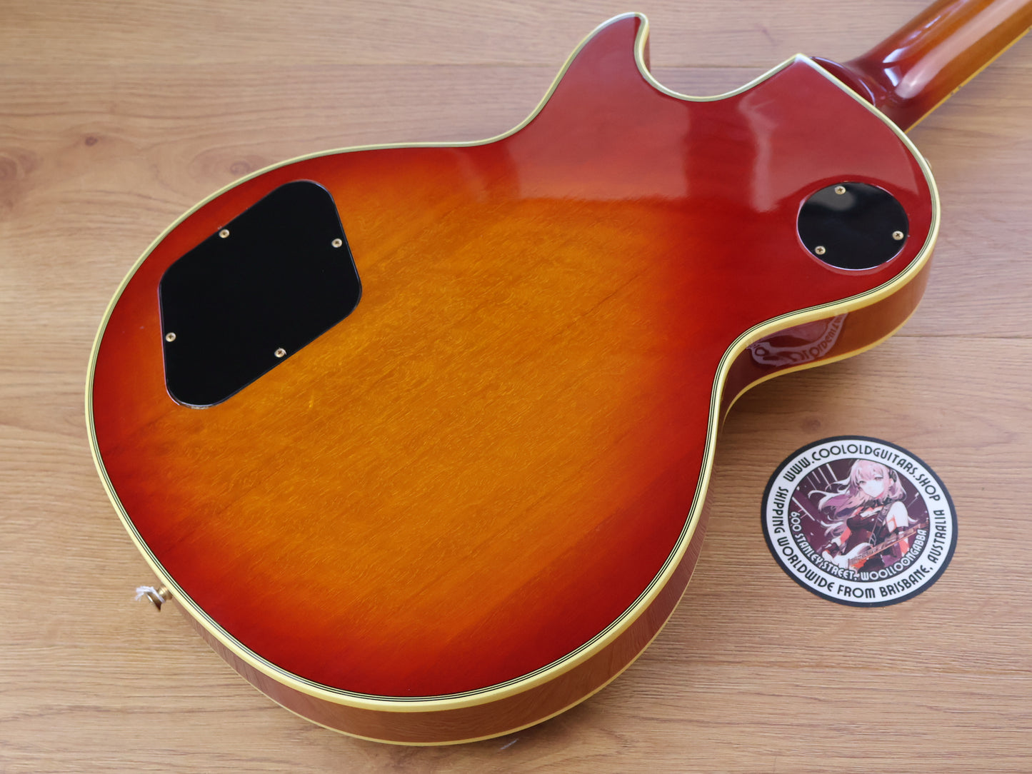 1982 Greco Japan EGC68-50 '68 Reissue Les Paul Custom (Cherry Sunburst)