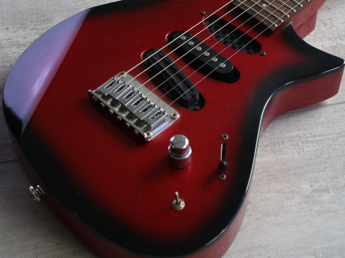 1990's Edwards E-P-45J Pierrot Signature Mini Guitar w/Speaker (Red Burst)