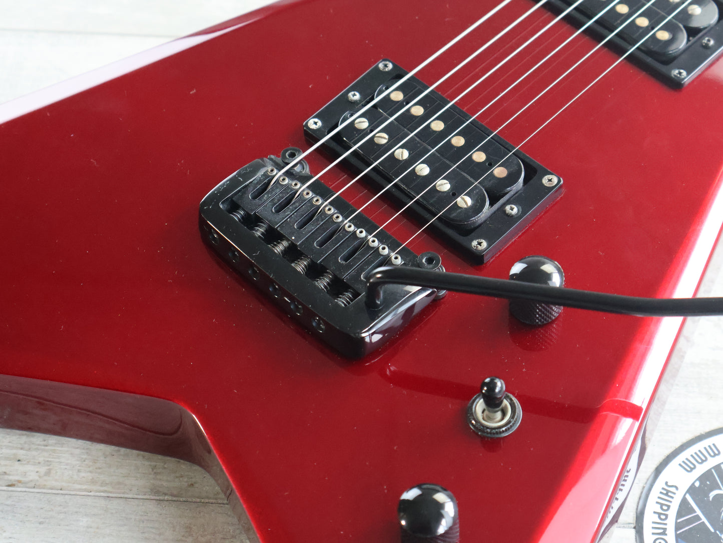 2012 Grassroots G-RV-55 Rhoads Flying V (Candy Apple Red)
