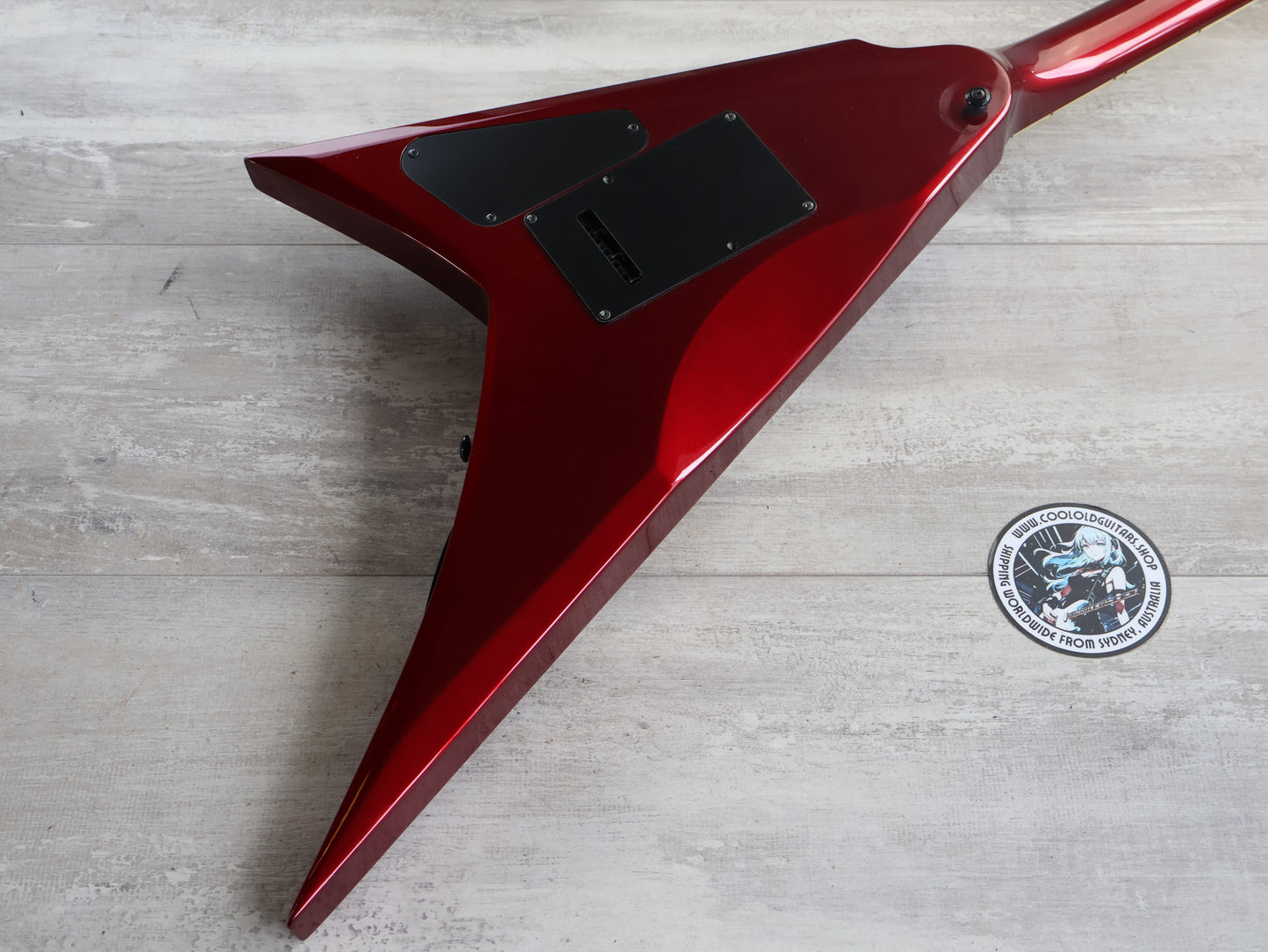 2012 Grassroots G-RV-55 Rhoads Flying V (Candy Apple Red)