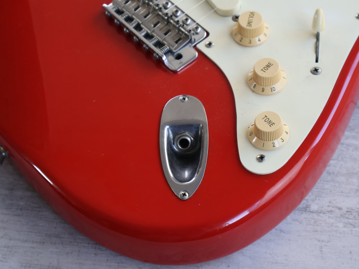 1989 Fender Japan ST54-85LS '54 Reissue Clapton Stratocaster w/Lace Sensors (Torino Red)